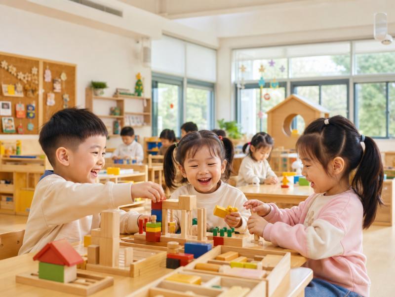 幼儿园课堂实景照